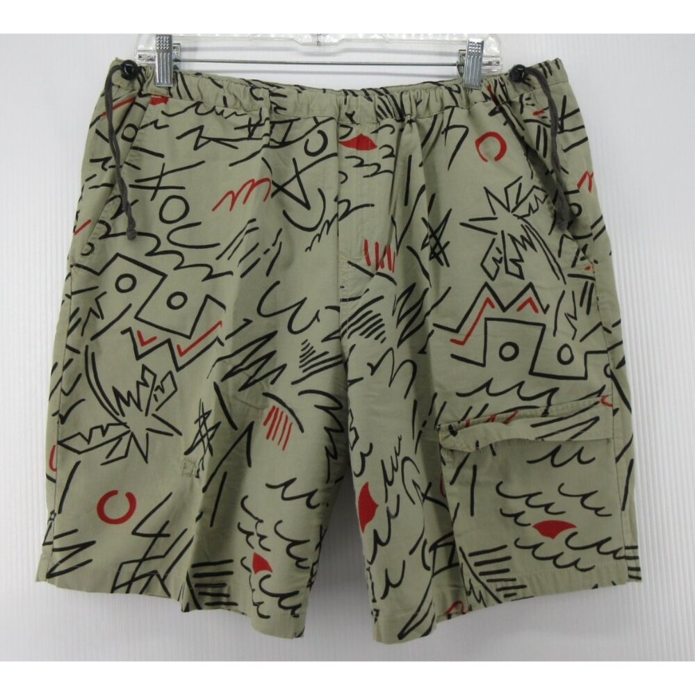 VGT Paradise Found Shorts One Size Hawaiian 90s Abstract Resortwear *